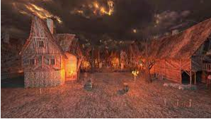 The town is on fire! The town is on fire! The town is on fire!